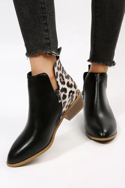 Chelsea boots met animalprint
