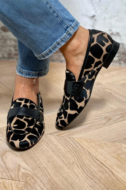 Animalprint mocassins