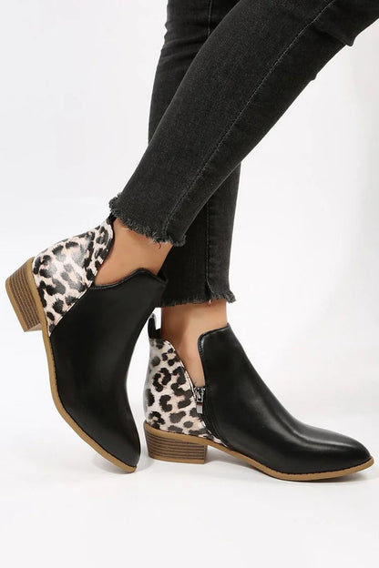 Chelsea boots met animalprint