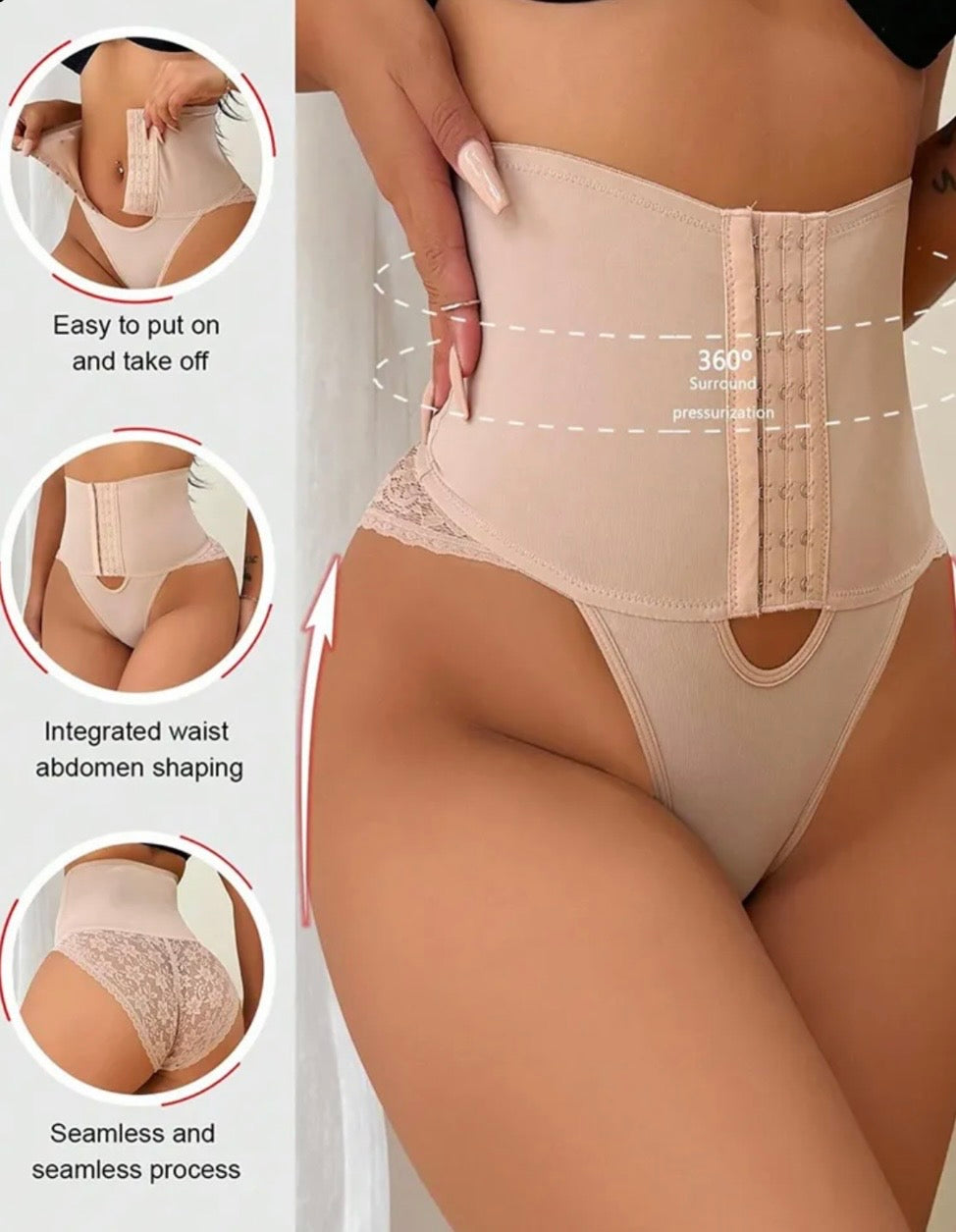 LACE TUMMY CONTROL PANTY
