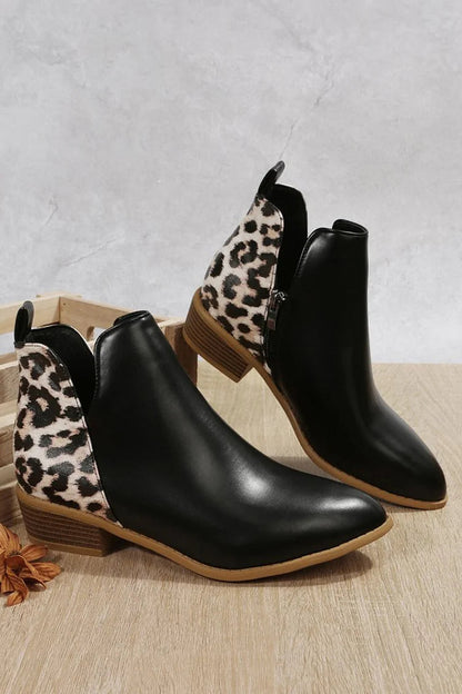 Chelsea boots met animalprint