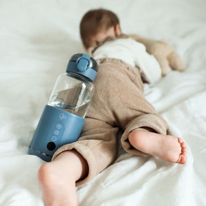 WarmFlow™ – Draadloze Babyflesverwarmer - blauw
