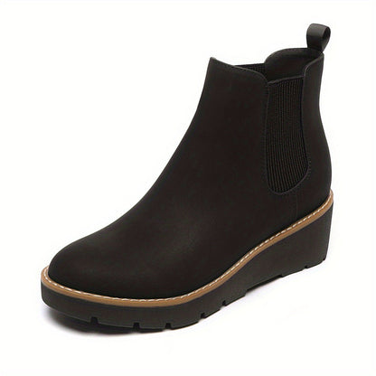 Chelsea boots met comfortabele sleehak