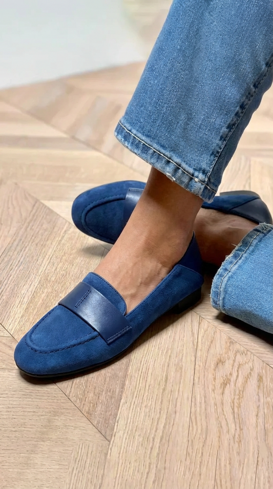 Essentiële mocassin met voorband