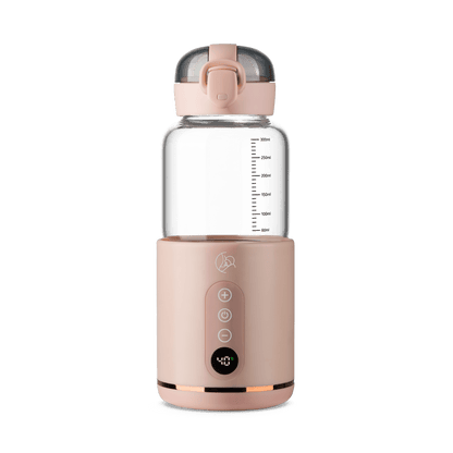 WarmFlow™ – Draadloze Babyflesverwarmer - roze