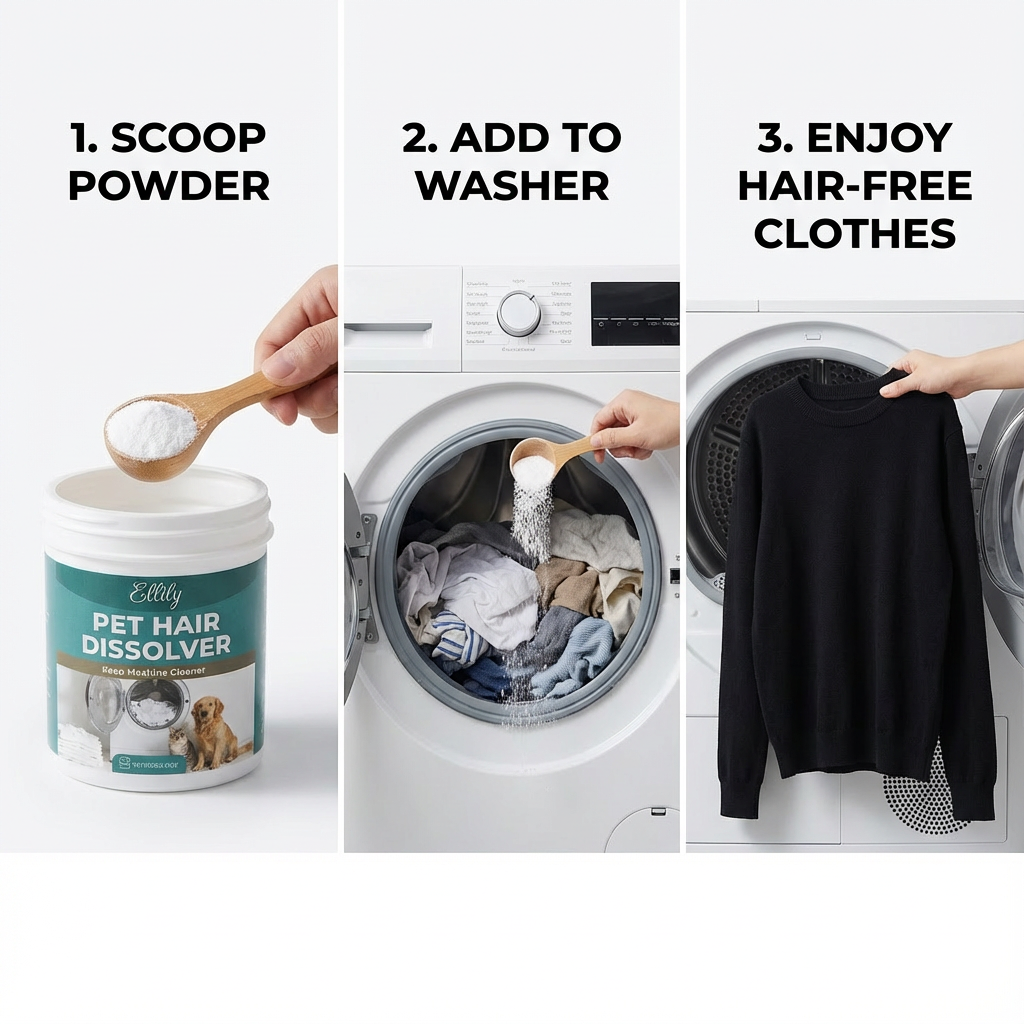 Huisdierenhaar Oplosser voor de Wasmachine