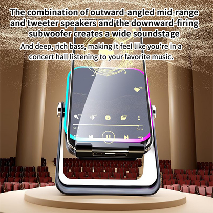 5-in-1 Multifunctionele Bluetooth Speaker met Draadloze Oplader