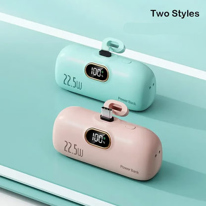 5000mAh Mini Powerbank met Snellaadfunctie
