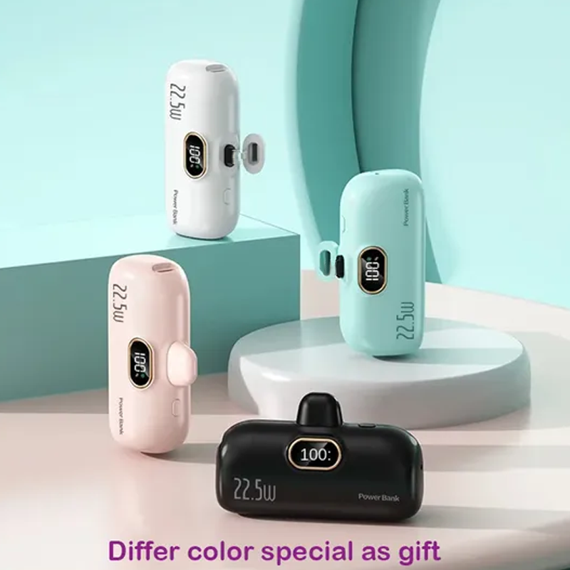 5000mAh Mini Powerbank met Snellaadfunctie