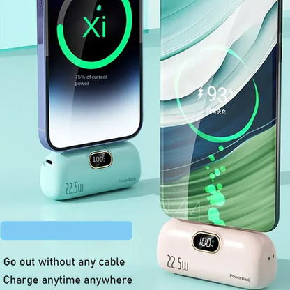 5000mAh Mini Powerbank met Snellaadfunctie
